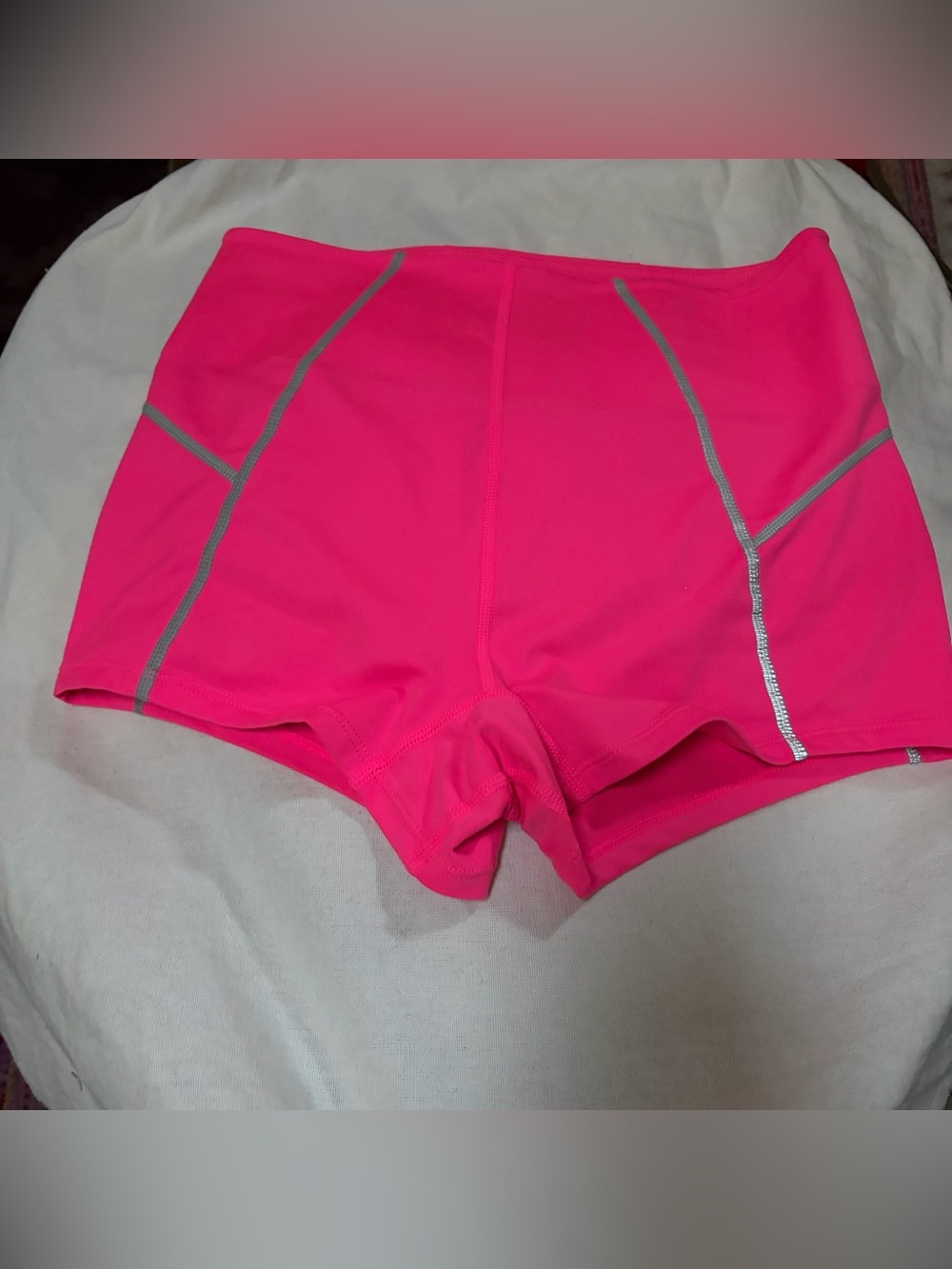 FP Movement by Free People Neon Pink Bike Shorts with Reflective Trim size small